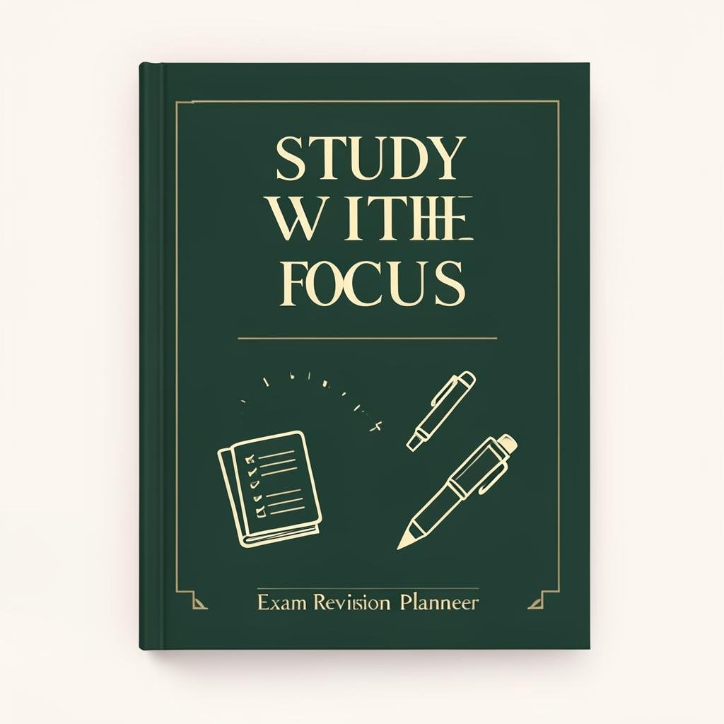 Study System Planner and Tracker printable PDF cover